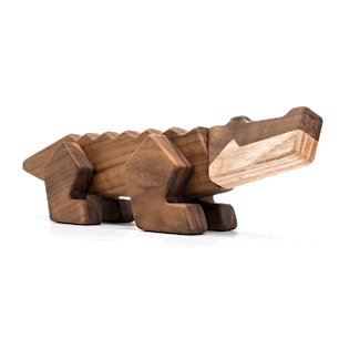 Fablewood Crocodile - Ruler of the River - trefigur sammensatt av magneter